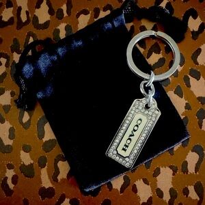 Coach Silver Pace Keychain